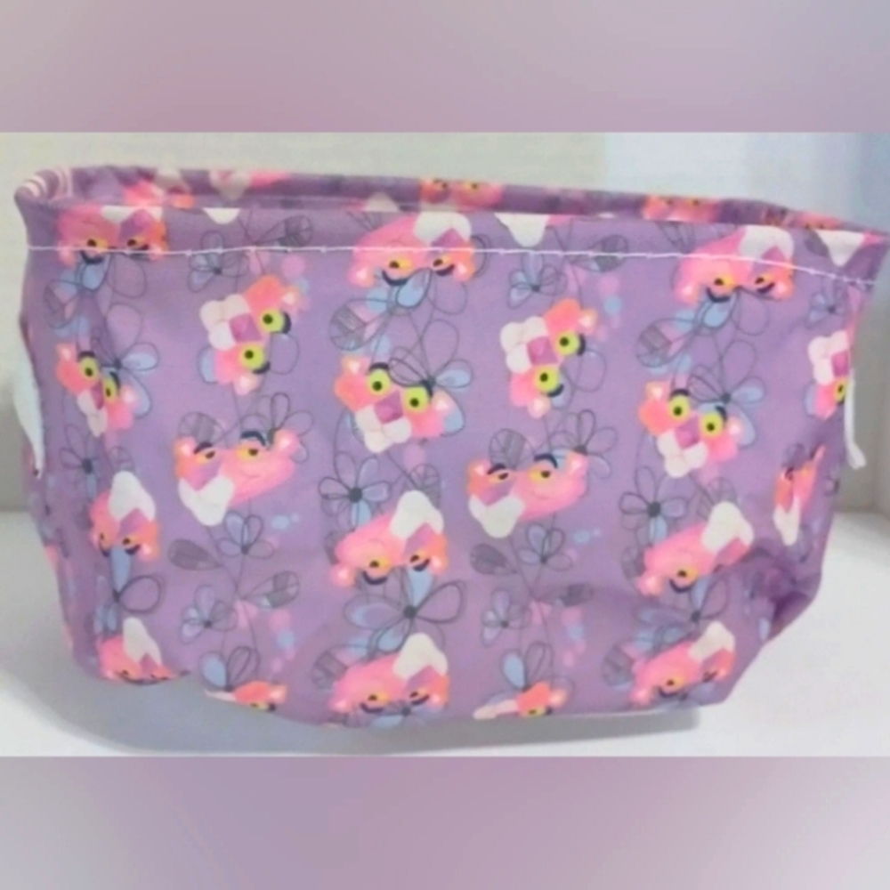 Pink Panther MGM Non Woven Collapsible Box Storage Basket Bin New
